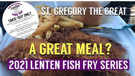 Cod, catfish and fried shrimp are 14. . St gregory johnstown pa fish fry